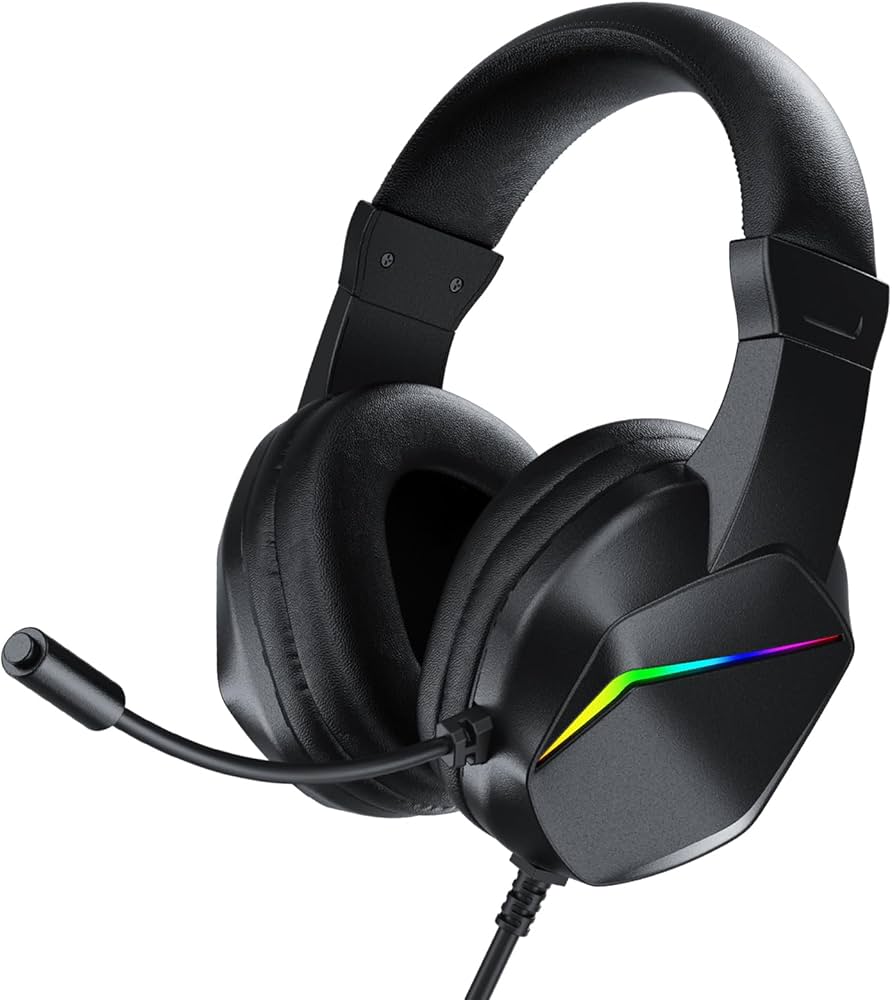 Amazon.co.jp: ゲーミングヘッドセット 有線 ヘッドセット マイク付き