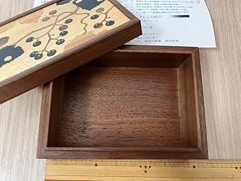 Amazon｜箱根寄木細工 木製収納ボックス 木象嵌工房 高橋貞雄｜収納