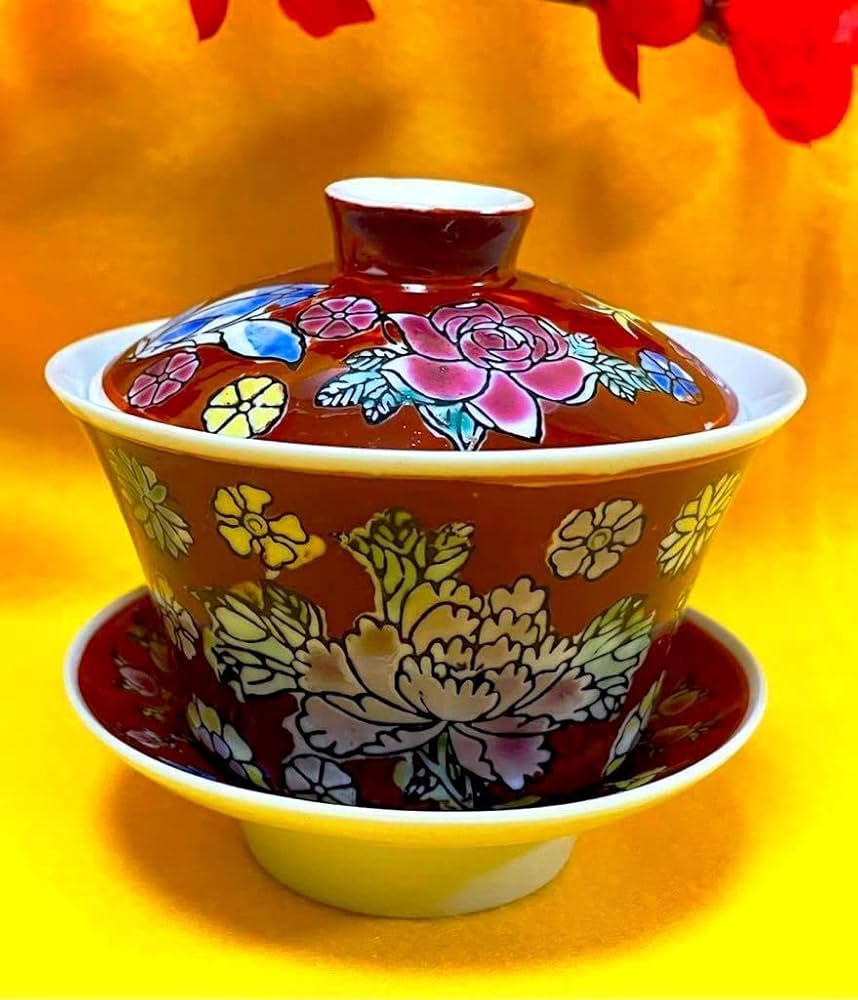 新年ギフト万寿無疆蓋碗三才湯飲み 景徳鎮 陶磁器 小売業者 工芸品