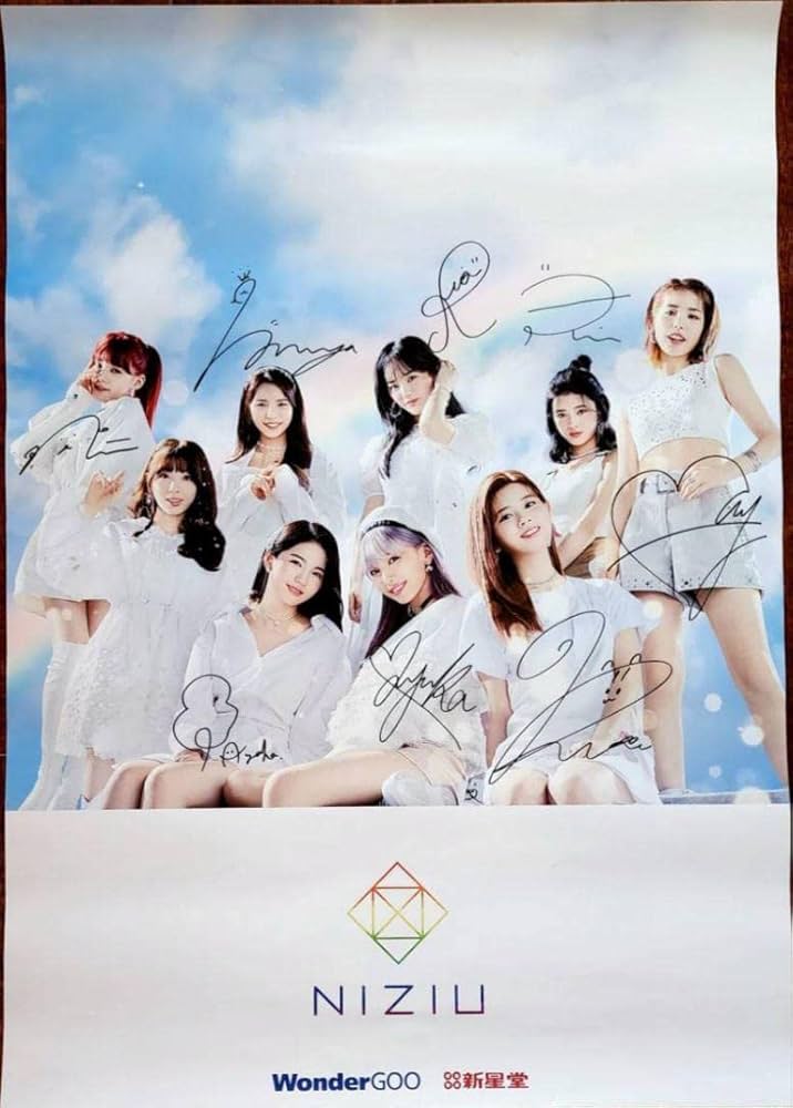 あきみーさま専用】NIZIU全員直筆サイン入りポスター 割引 NiziU