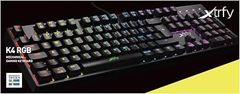 Amazon.com: Xtrfy K4 RGB, Mechanical Gaming Keyboard with RGB, US