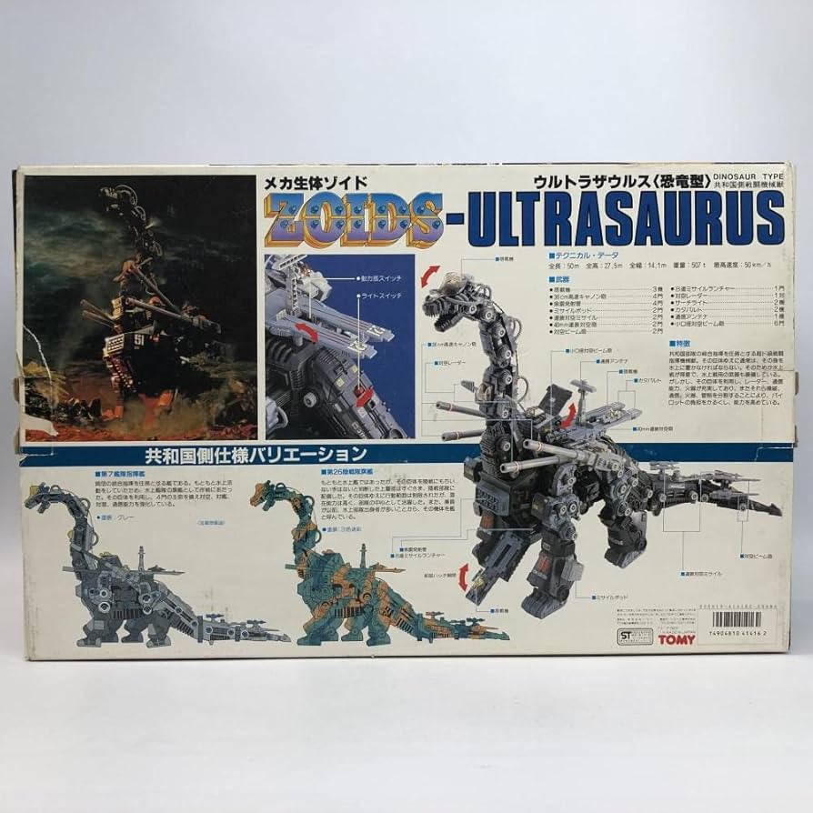 Amazon.co.jp: 開封)1/72 メカ生体ゾイド ウルトラザウルス 恐竜型