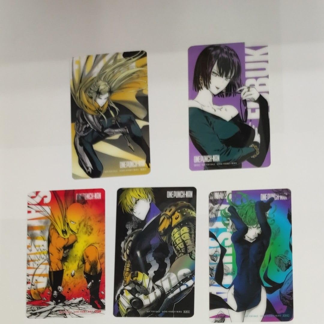 Amazon.co.jp: ワンパンマン コミック購入特典 クリアカード 5種