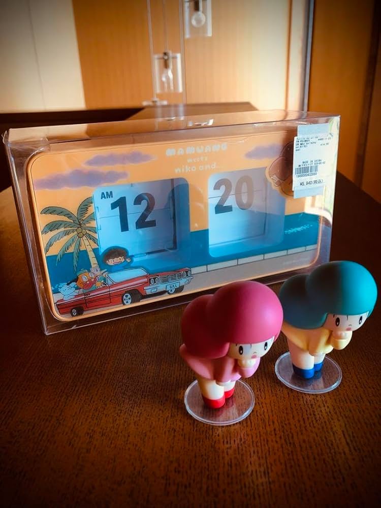 Amazon.co.jp: ニコアンド マムアン パタパタ時計 くるり 琥珀色の街