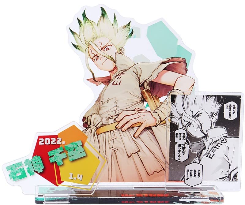 石神千空 バースデイ アクリルブロック 名場面ジオラマフィギュア 缶