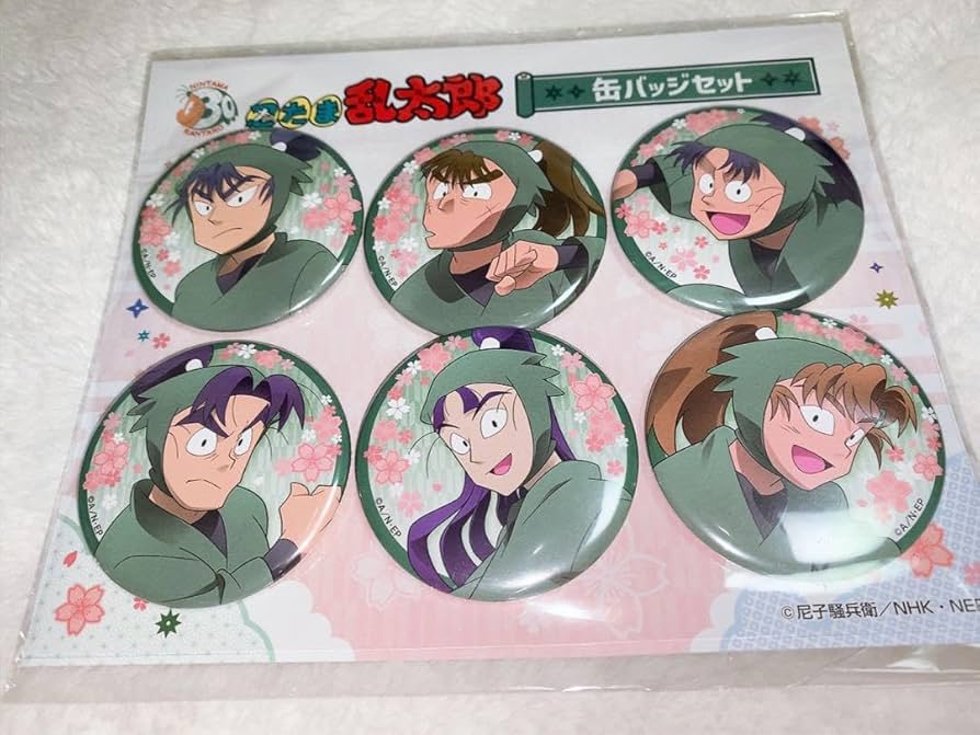 忍たま乱太郎 ハート缶バッジ 再入荷のおしらせ】「忍たま乱太郎 in