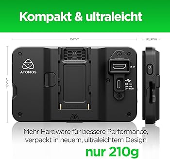 Amazon.com : Atomos Shinobi II HDMI 4K Monitor with HDR