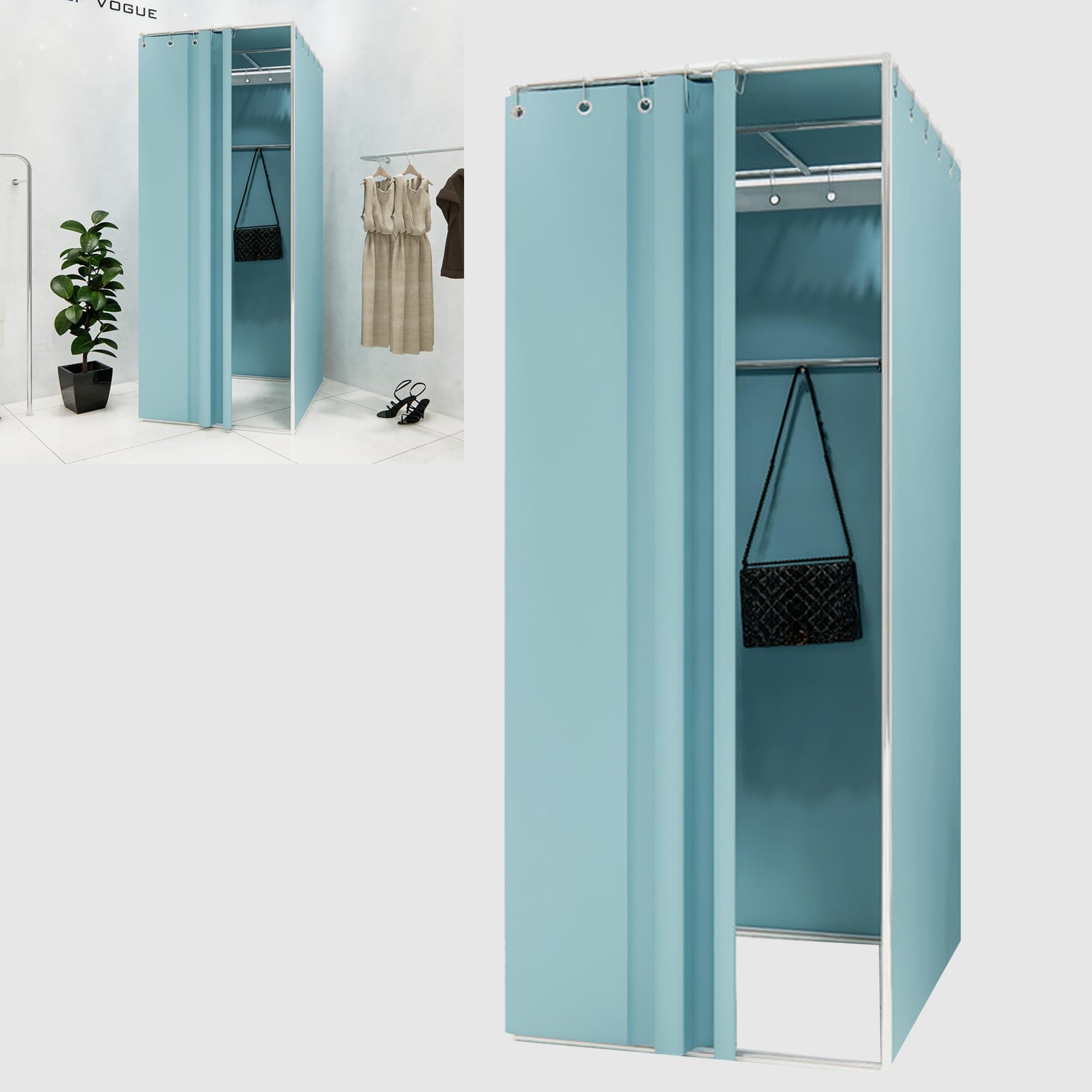 Amazon.co.jp: 更衣室 簡易,フィッティングルーム,試着室,部屋 仕切り