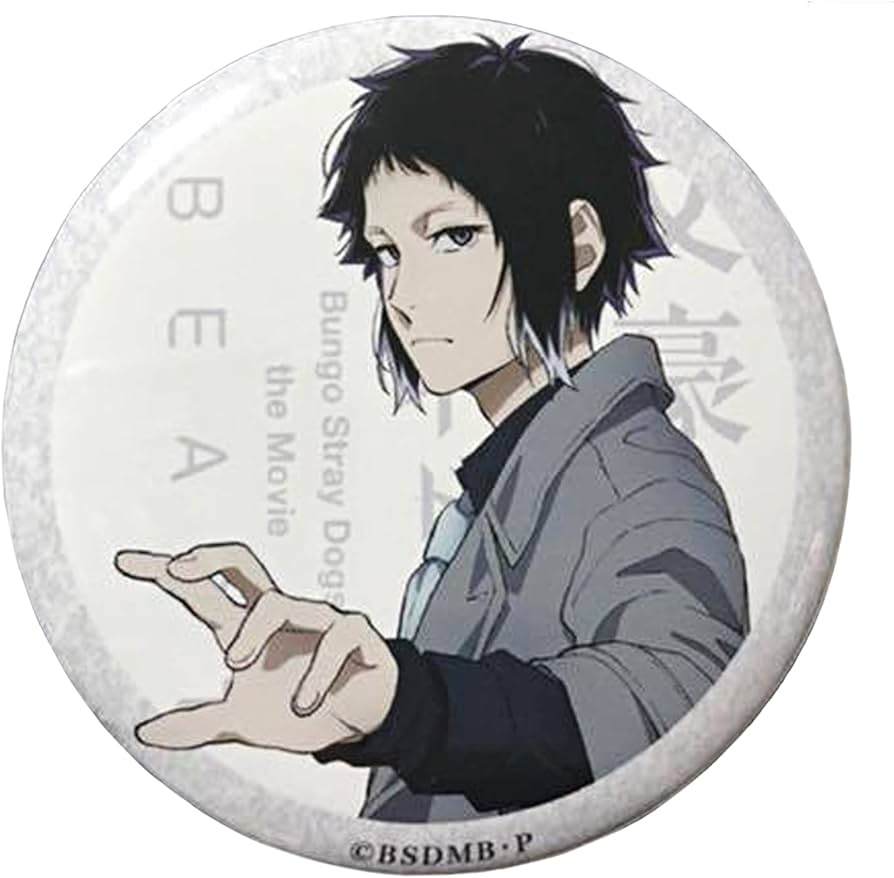 芥川龍之介 缶バッジ AGF 割引 メタル ホロ 文豪ストレイドッグス 文