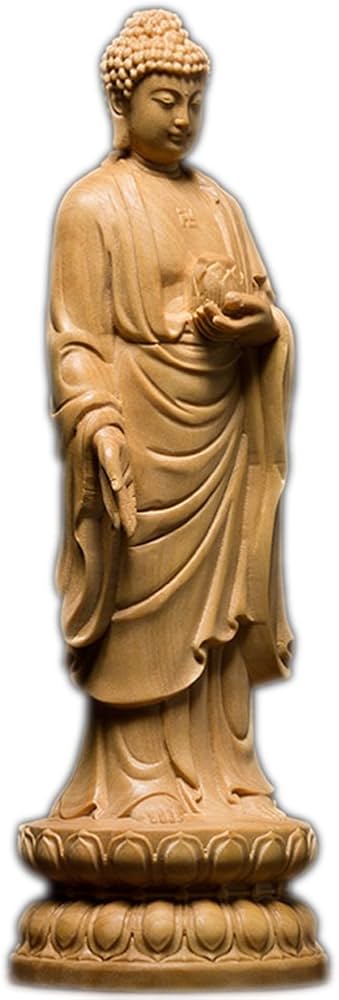 仏教美術 釈迦牟尼坐仏 細工彫刻 仏像 高21㎝ 銅製 銅塗金 旧物 銅仏像