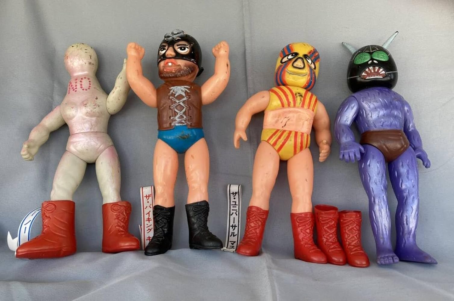 ザ ドラキュラ」タイガーマスクシリーズソフビ 当時物 昭和40年代 中嶋