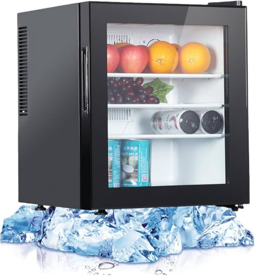 Amazon | Dunuiov 冷蔵庫ミニ冷蔵庫薬の冷蔵容量30リットル省エネ 静音