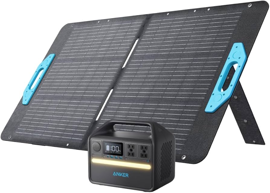 Amazon.co.jp: Anker 535 (512Wh) ポータブル電源 & Solix PS100 (100W