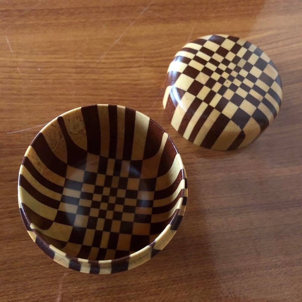 Amazon｜棗 寄木細工 箱根細工 なつめ 茶道 茶入れ 茶筒 無垢 工芸品