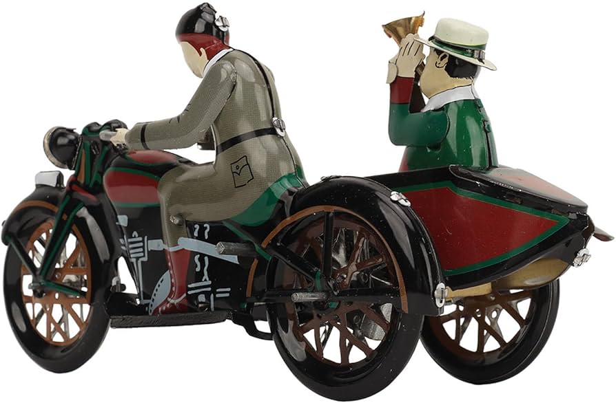 ゼンマイ式ブリキ 自転車/像 2種 2点 ゼンマイ式ブリキ 自転車/像 2種