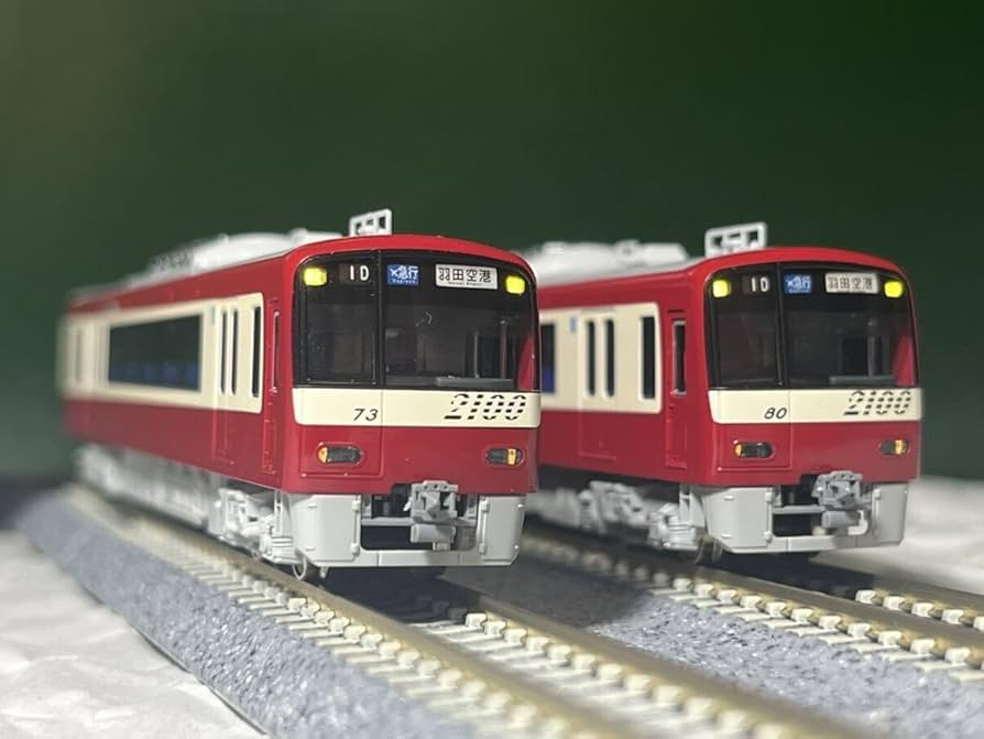 室内灯付き KATO 京急2100形 10-1309 Nゲージ 8両セット 京