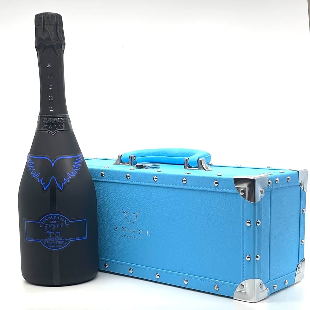 Amazon.co.jp: ANGEL CHAMPAGNE Angel Champagne Brut Halo Blue NV