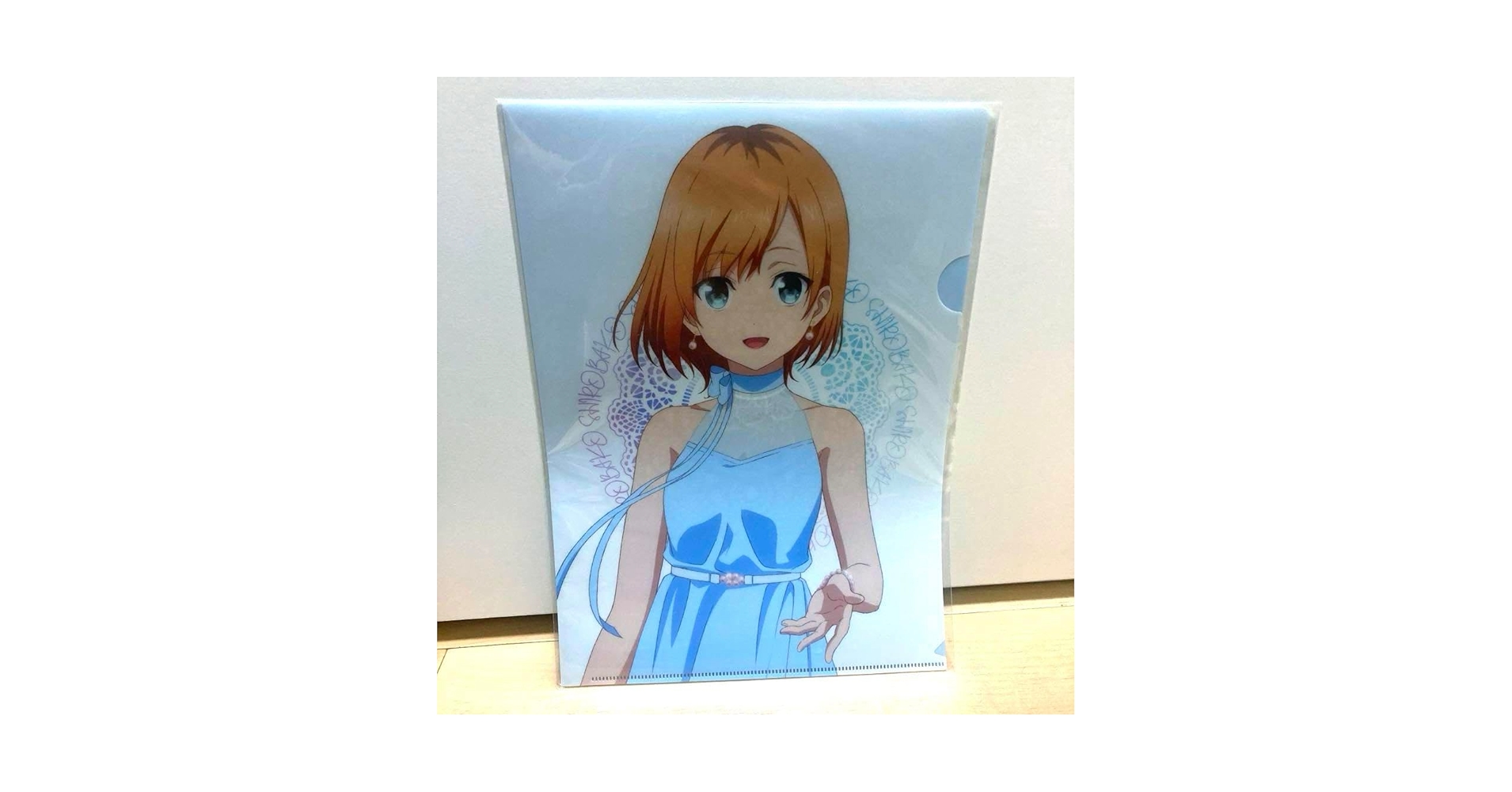 SHIROBAKO 佳村はるかさん直筆サイン入りクリアファイル SHIROBAKO 佳