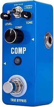 Amazon.co.jp: アナログコンプレッサーギターペダルミニコンプ