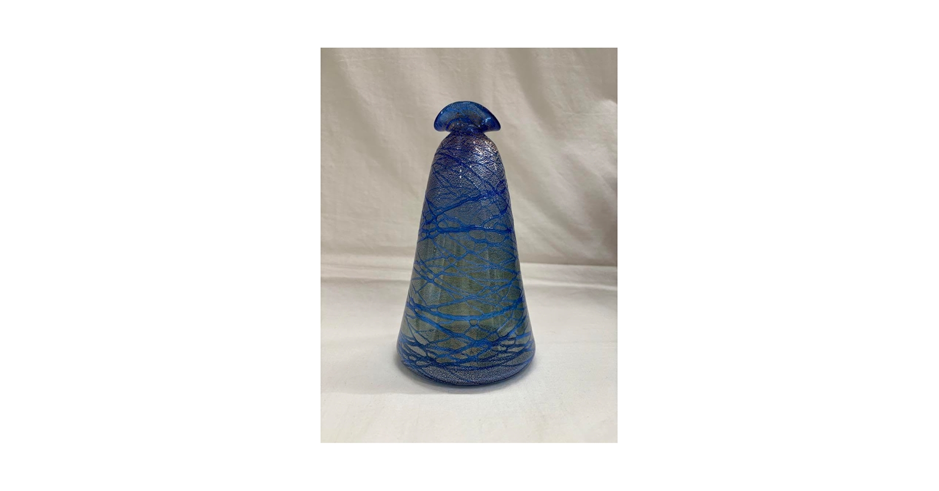 KAITO 安田泰三 花瓶 手吹花入 渦潮 希少 レア ガラス細工 ガラス