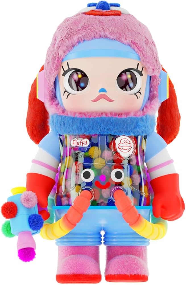 Amazon | POP MART MEGA SPACE MOLLY 1000% Jon Burgerman | ロボット