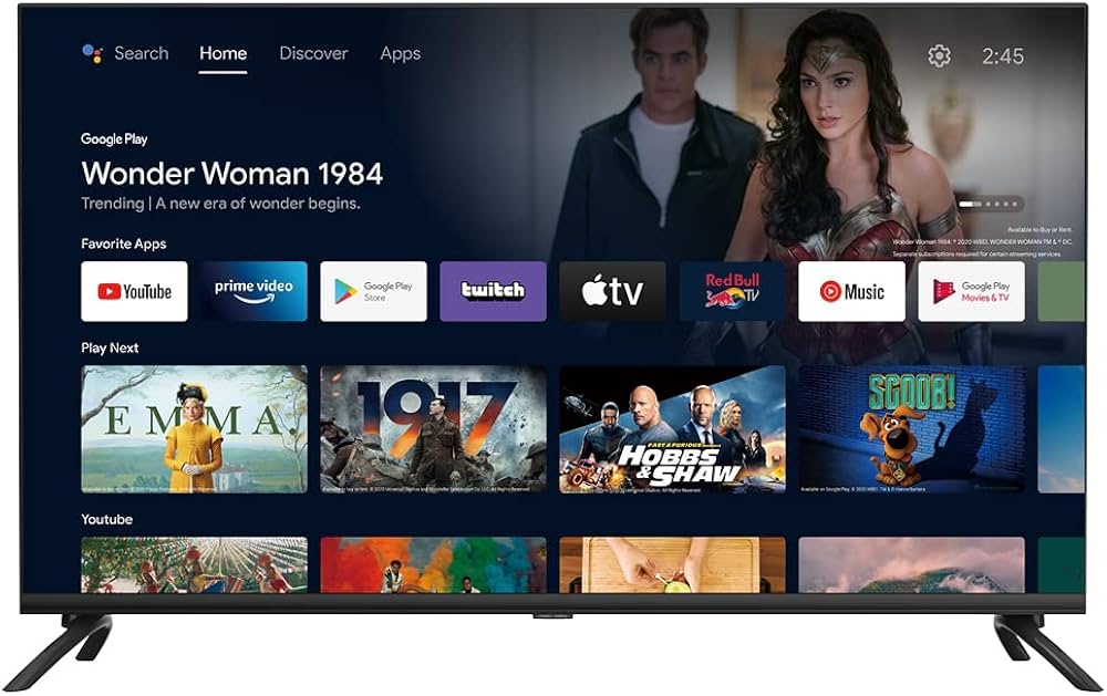 ORION 40インチ チューナーレス スマートテレビ SAFH401 アプリ○