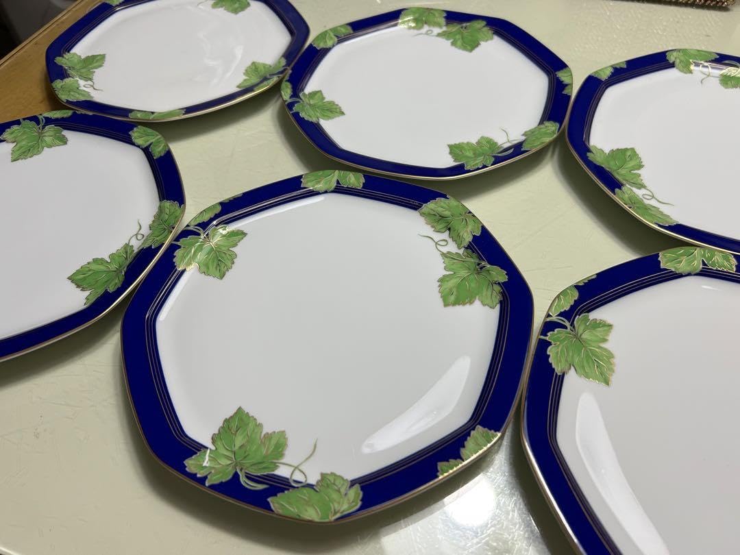 M_TKHS Haviland リモージュ ルーブシエンヌ 6枚セット中皿 M_TKHS