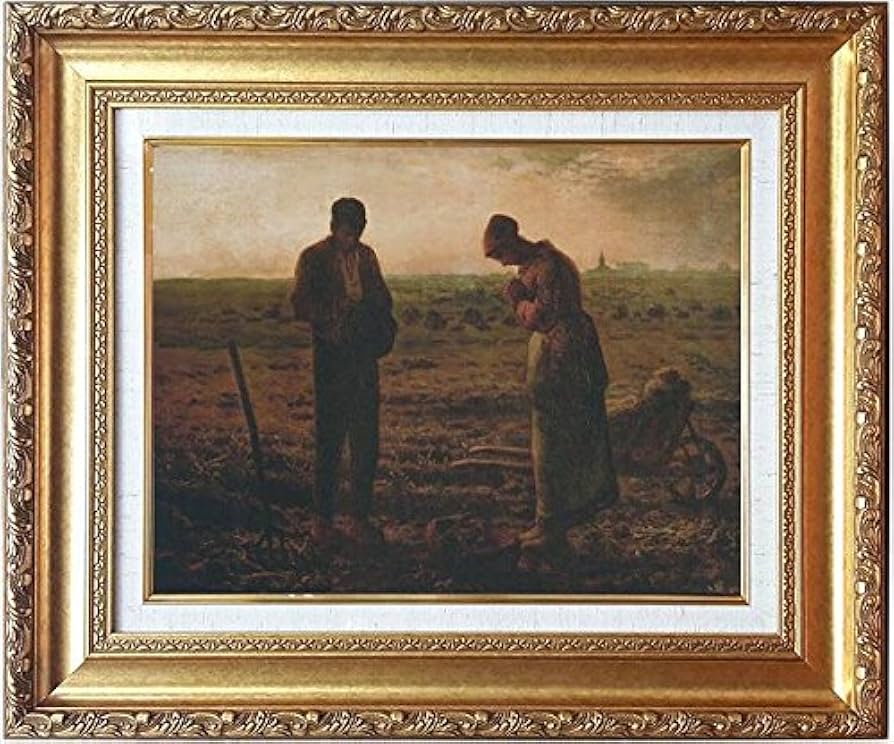 Amazon.co.jp: ミレー［世界の名画コレクション］『晩鐘・F6号』複製画