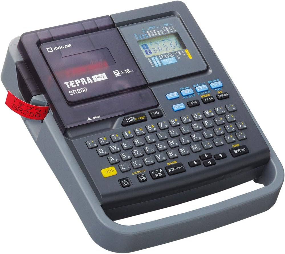 B410ヤ☆キングジム ラベルライター テプラPRO SR550・保証付☆ Amazon