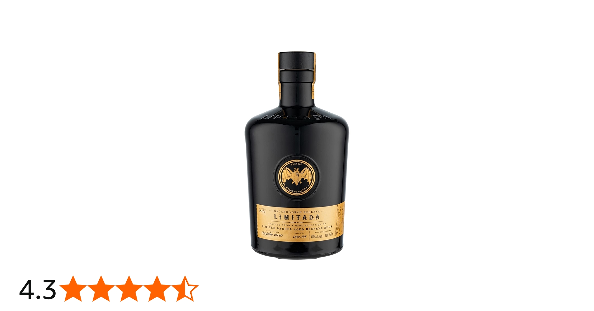 Amazon.co.jp: バカルディ レゼルバリミターダ [ ラム 750ml ] [ギフト