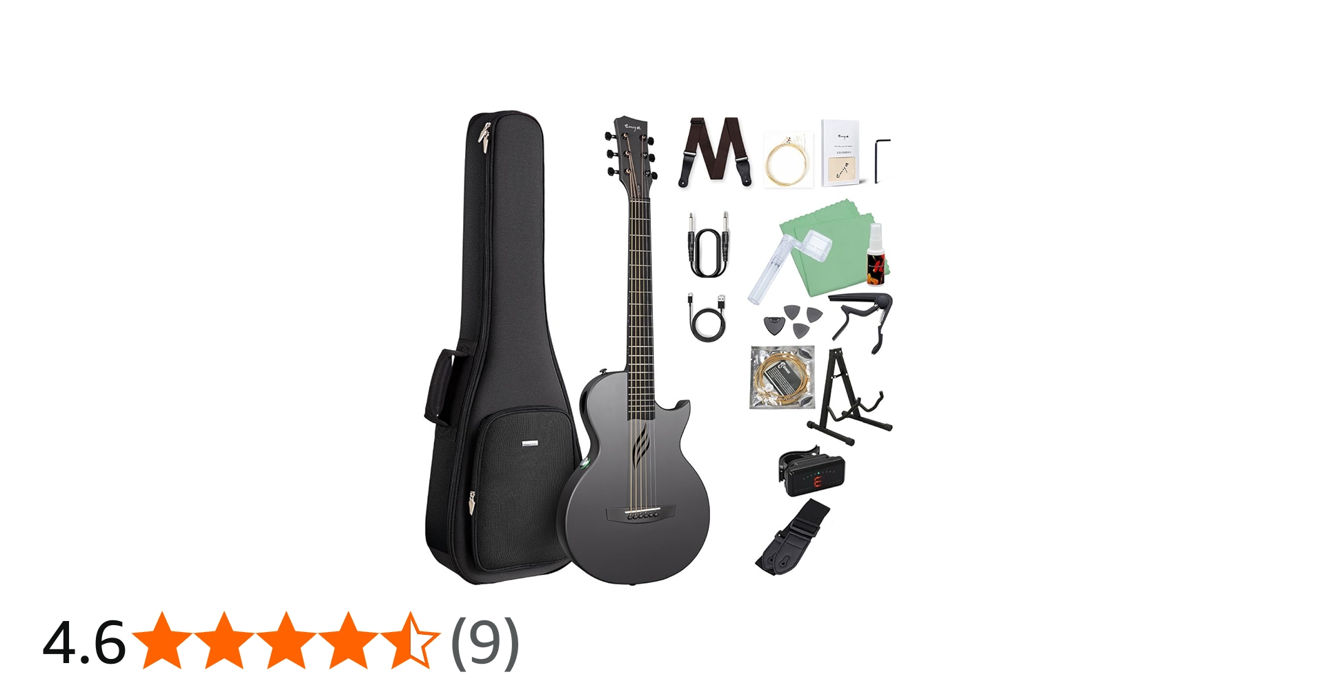 Amazon | ENYA NOVA GO/SP1 アコースティックギター初心者セット Black