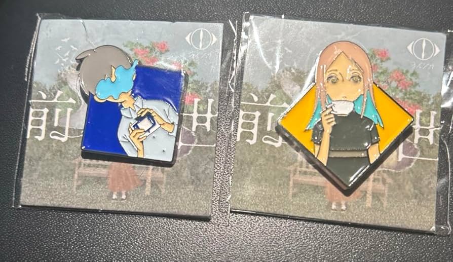 ヨルシカ 前世 ピンバッジ 8種類 ラバーバンド ポストカードセット