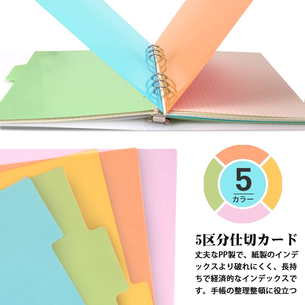 Amazon.co.jp: 【3冊セット】LEOBROシステム手帳リフィル A5サイズ