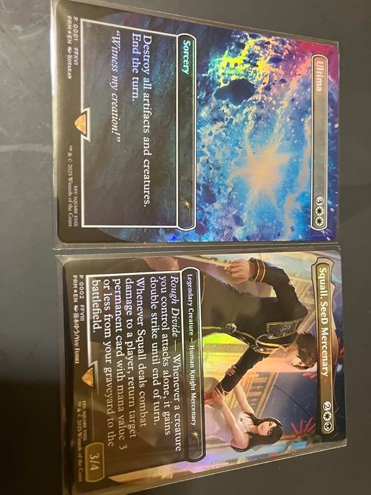 SeeDの傭兵、スコール 古代魔法「アルテマ」 プロモカード 2枚セット F