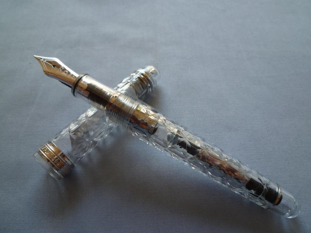 プラチナ万年筆 #3776 センチュリー 富士旬景 六花 極細字 万年筆 プラチナ