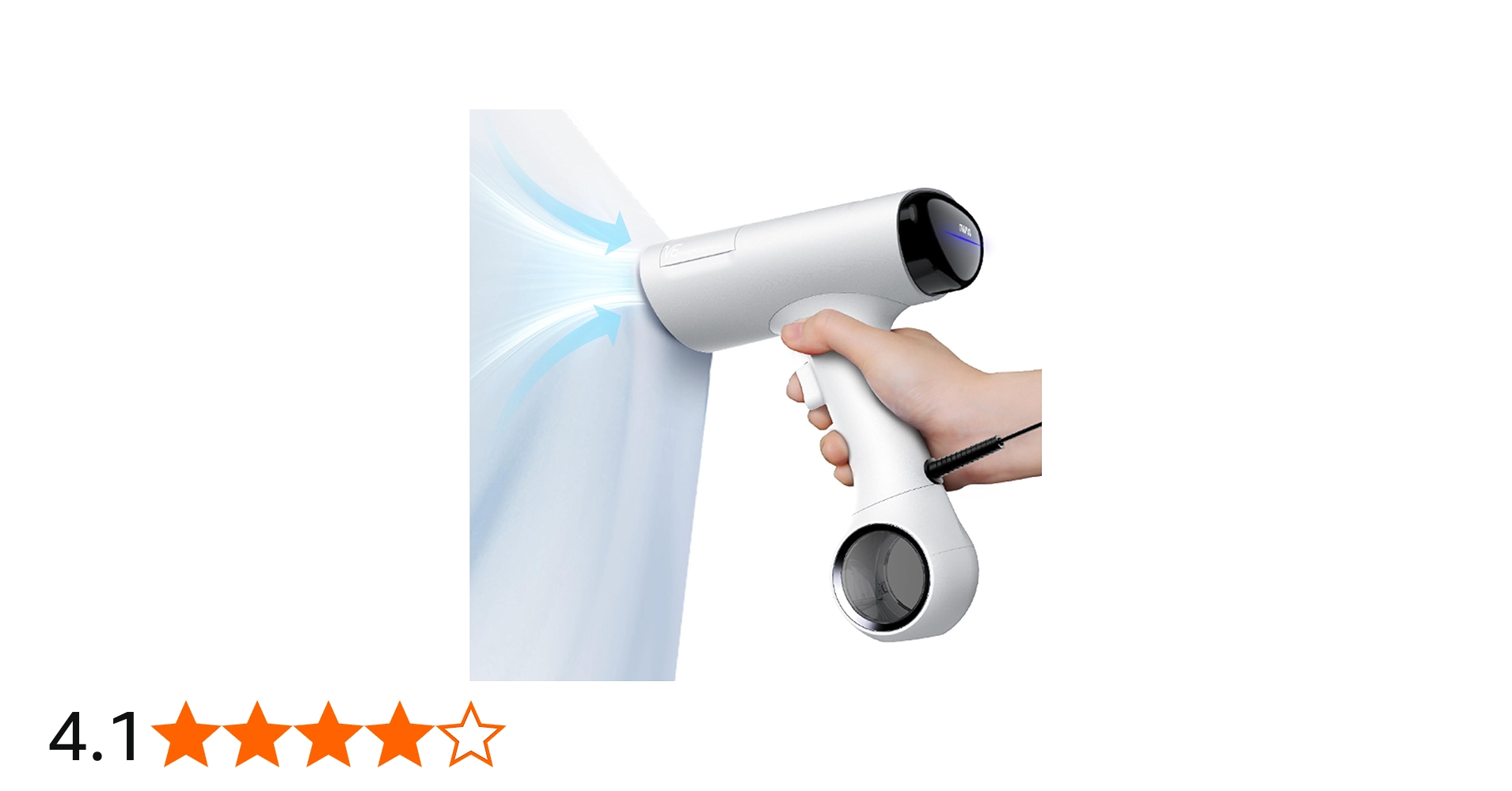 Amazon | Morus V6 衣類スチーマー スチームアイロン 吸着式