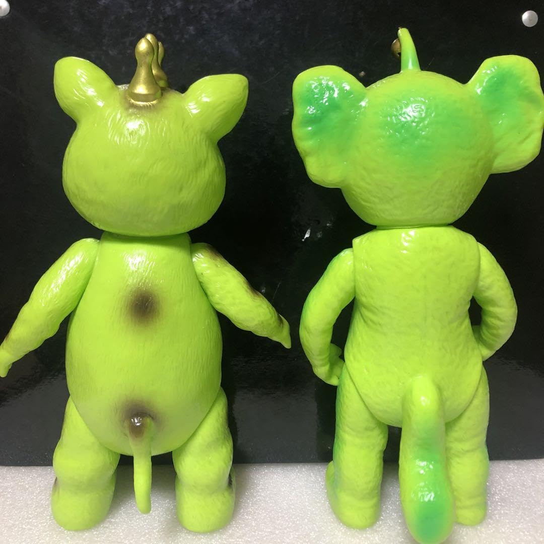 ブースカ＆チャメゴン（イヌクマ）ソフビフィギュア2体セット