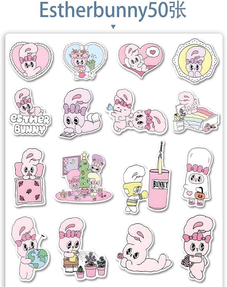 Amazon.co.jp: esther bunny エスターバニー シールセットステッカー