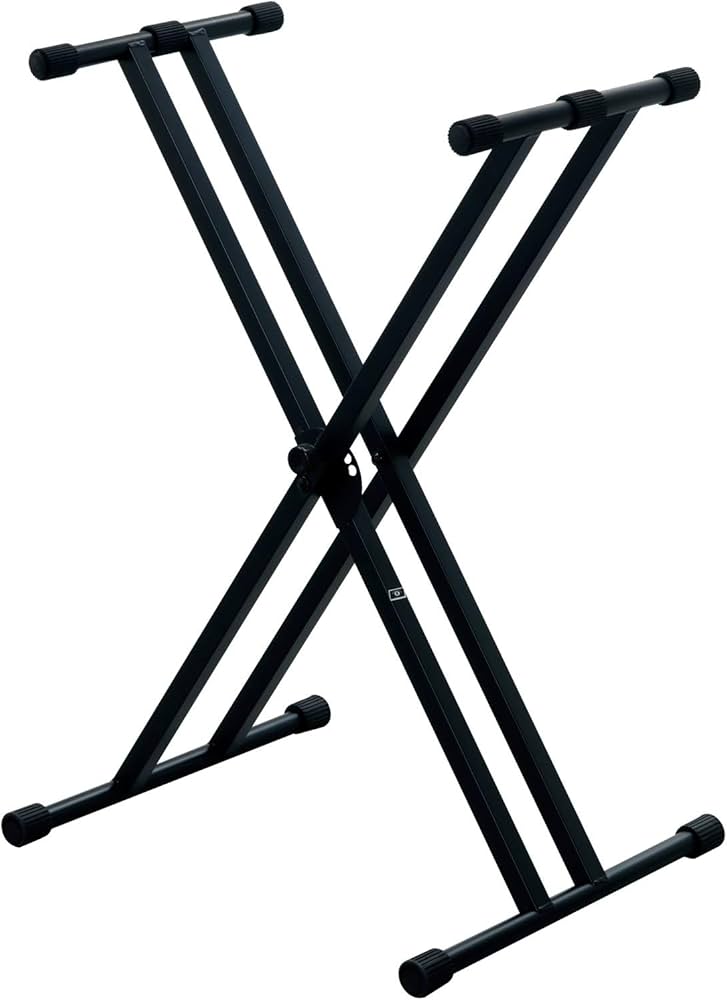 Amazon | キクタニ (Kikutani) キーボードスタンド X型ダブル ブラック