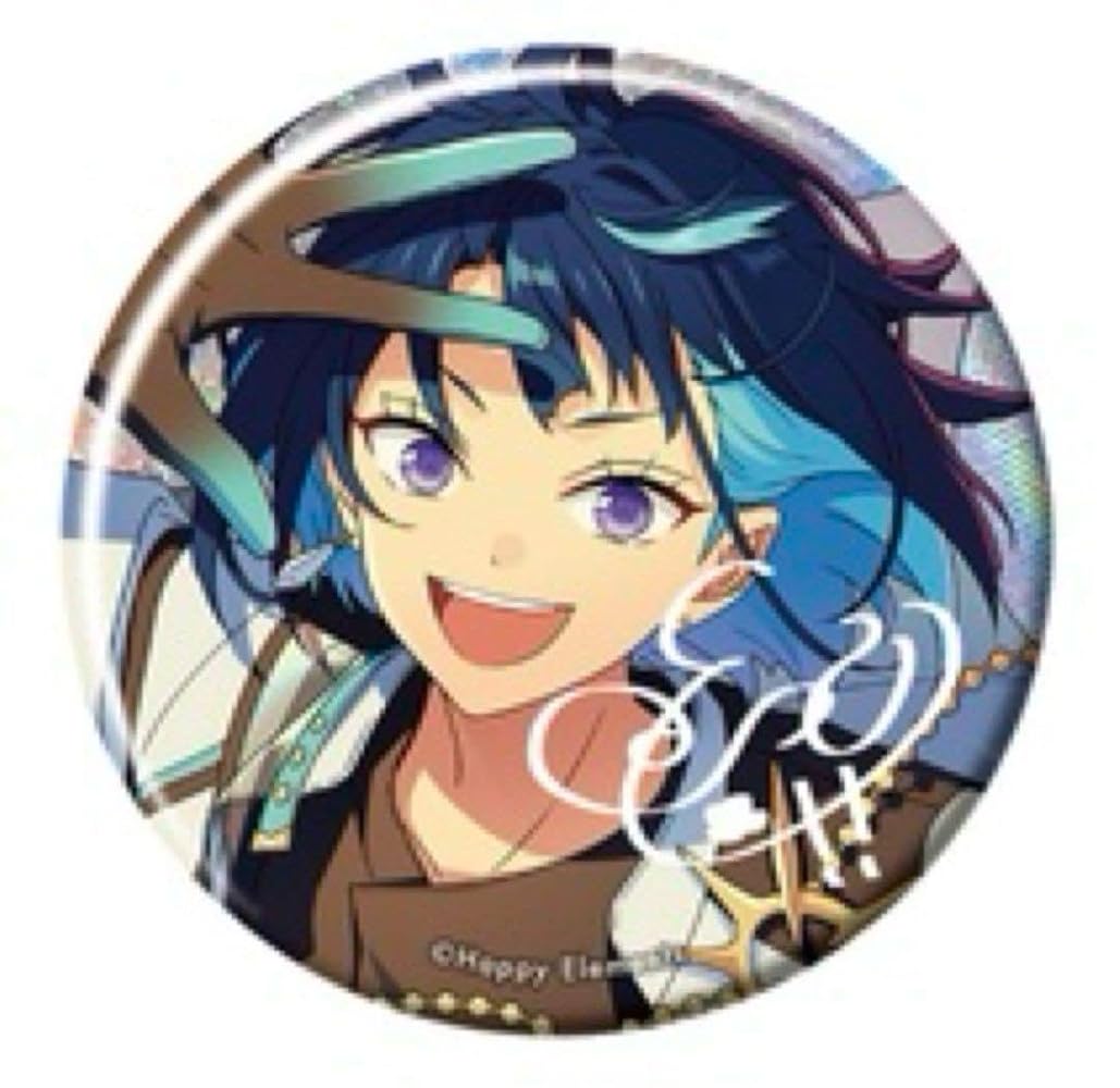 あんスタ エス 冴霧笑主 フィーチャー 缶バッジ ④ コレクション缶