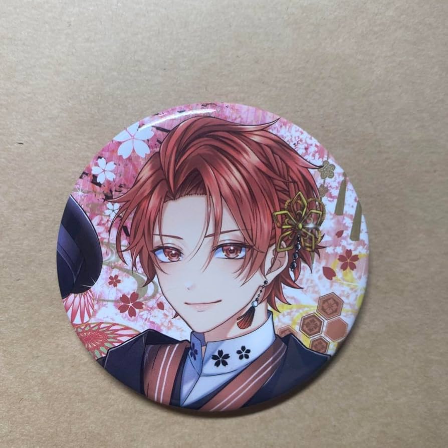 いれいす りうら 春は麗し舞え桜吹雪 缶バッジ Amazon.co.jp: いれ