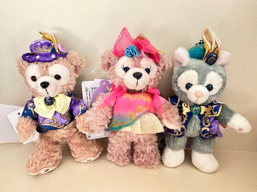 ダッフィー シェリーメイ ジェラトーニ ぬいぐるみバッチ