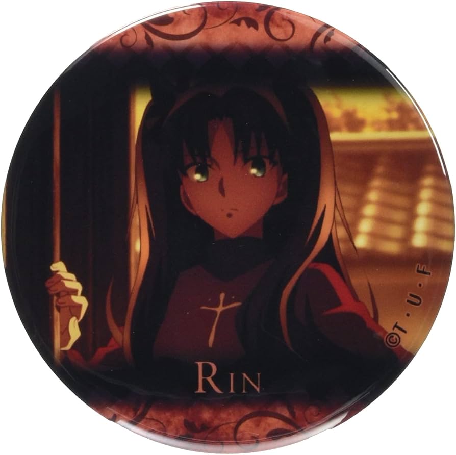 Fate/stay night 遠坂凛 缶バッジ