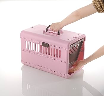 Amazon | リッチェル キャンピングキャリー 折りたたみ ライトピンク L