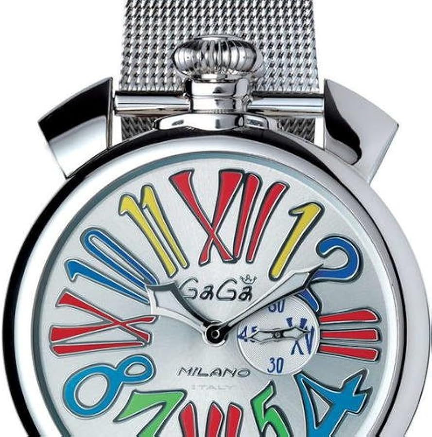 GaGa Milano ガガミラノ ホワイトレザー 腕時計 アナログ時計