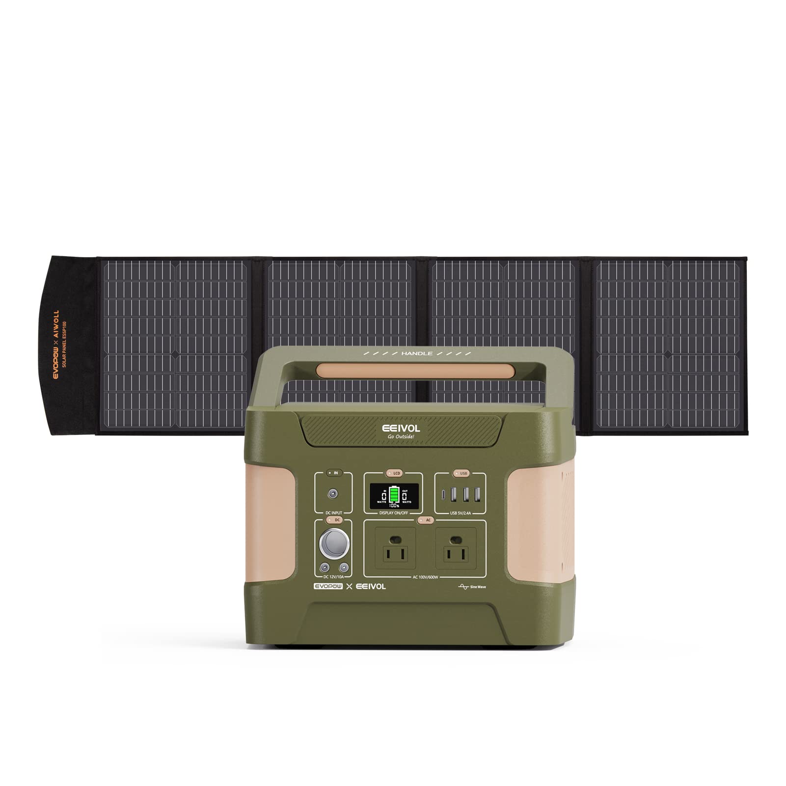 全新品 EEIVOL ポータブル電源 1000W 1024Wh全新品EEIVOL ポータブル