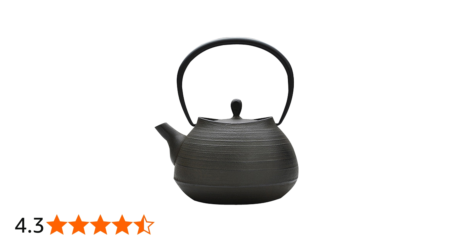 Amazon｜南部鉄器：壱鋳堂 鉄瓶 刷毛目 Kettle hakeme 1L W18×D15×H20