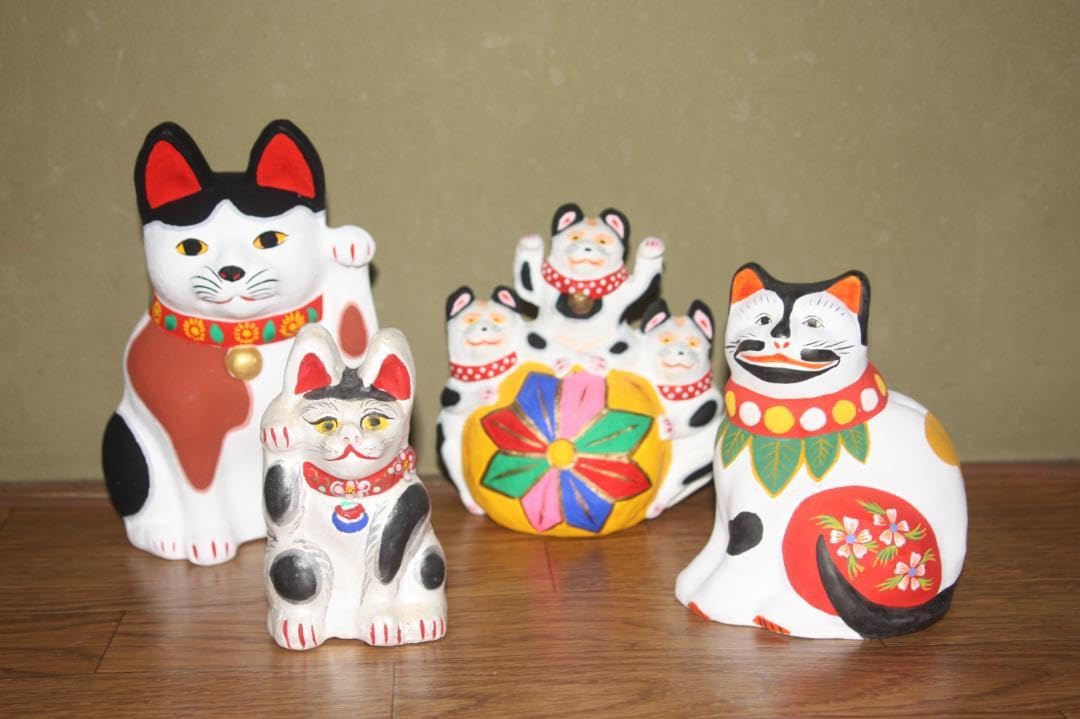 郷土玩具「小幡人形（招猫）」【 送料確認用出品 】