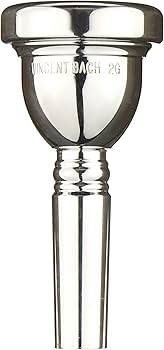 Amazon | バック Bach トロンボーン マウスピース 2G 銀メッキ仕上げ