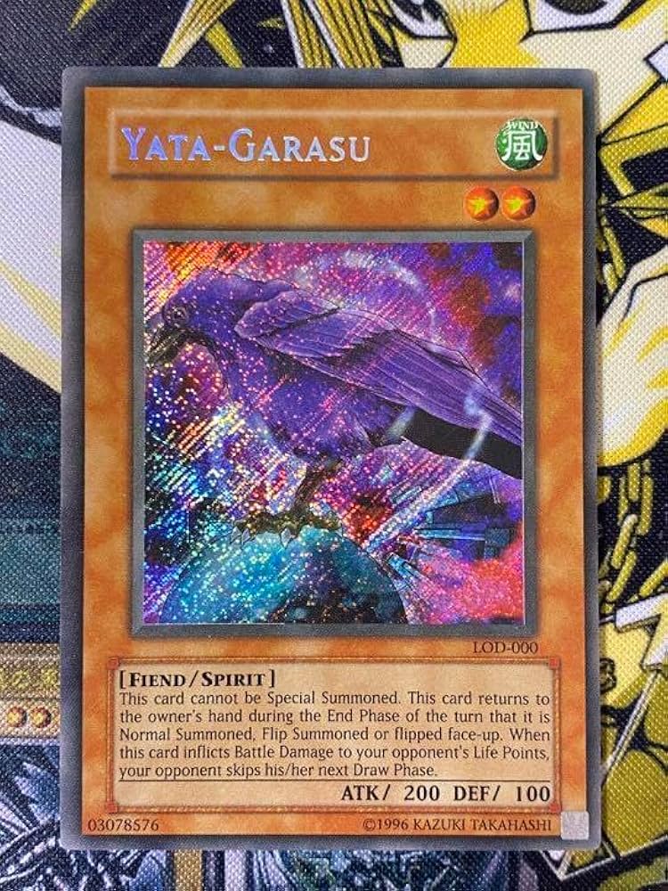 遊戯王 八汰烏 旧アジア ARS10 鑑定書付き シークレット 八咫烏 英語